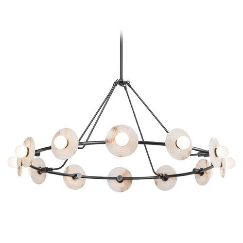 Alora Lighting Dahlia Urban Bronze LED Chandelier