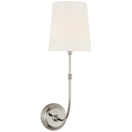 Studio Polished Nickel Small Flush Mount Light