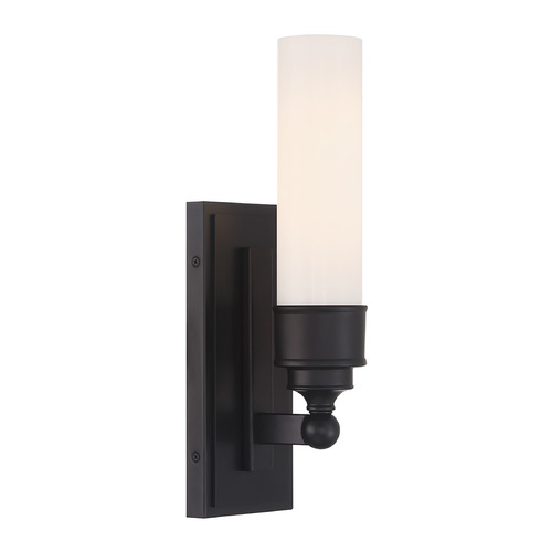 Crystorama Lighting Wilcox Matte Black LED Sconce