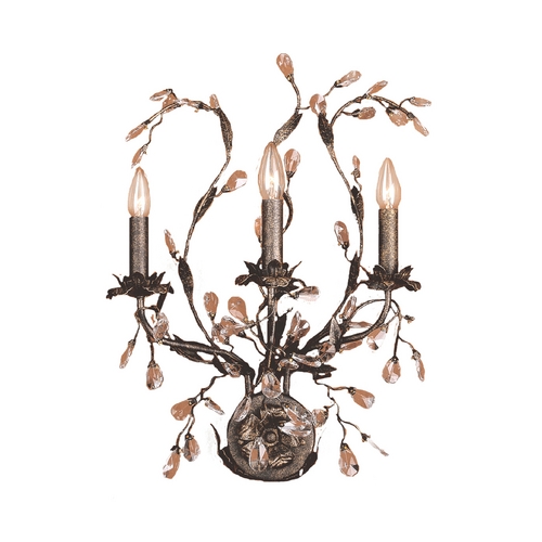 Elk Lighting Sconce Wall Light in Deep Rust Finish 8050/3