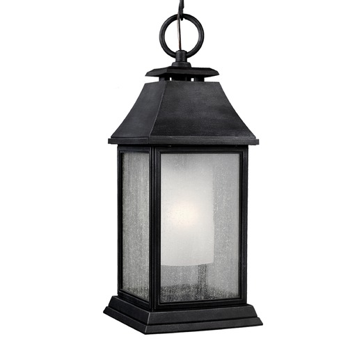 Visual Comfort Studio Collection Shepherd Outdoor Hanging Light in Weathered Zinc by Visual Comfort Studio OL10611DWZ