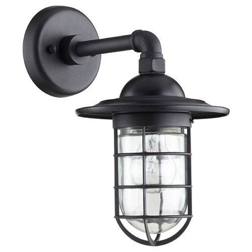 Bowery Noir Outdoor Wall Light by Quorum Lighting
