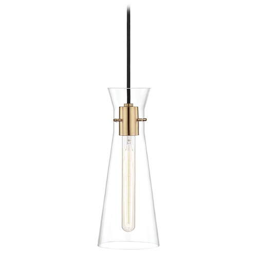 Anya Mini Pendant in Aged Brass by Mitzi by Hudson Valley