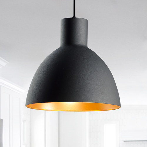 Maxim Lighting Cora Black & Gold Pendant by Maxim Lighting 11024BKGLD