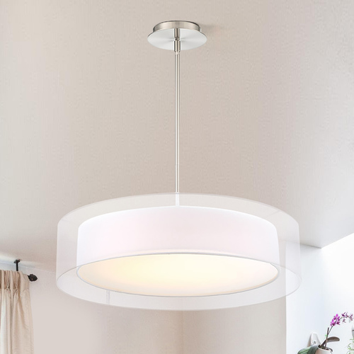 Metropolis 24-Inch LED Pendant in Brushed Nickel by Modern Forms