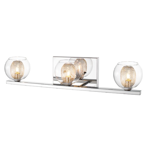 Z-Lite Auge Chrome Bathroom Light by Z-Lite 905-3V