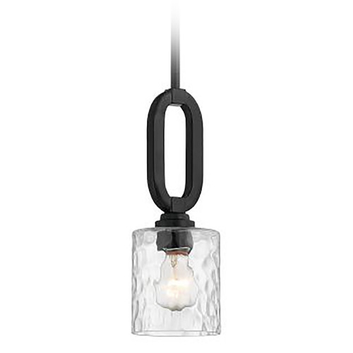 Collins Flat Black Mini Pendant by Craftmade Lighting
