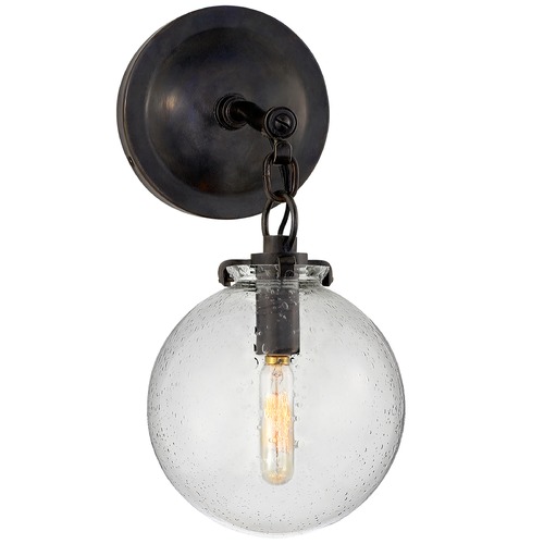 Thomas OBrien Katie Globe Sconce in Bronze by Visual Comfort Signature