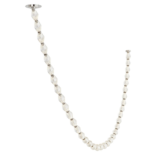 Sean Lavin Collier 108 3000K LED Chandelier in Nickel by Visual Comfort Modern