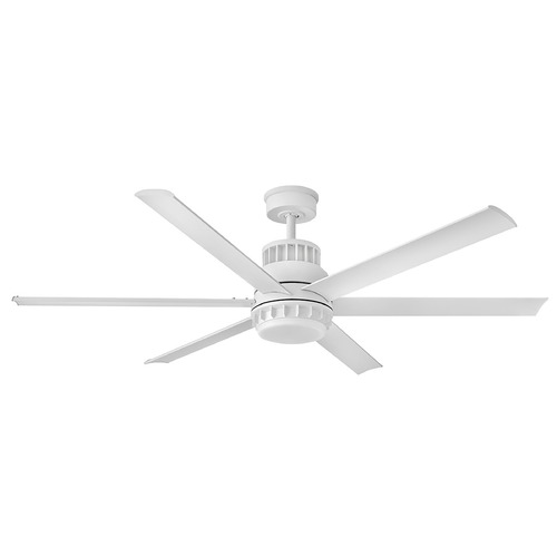 Hinkley Hinkley Draftsman Matte White LED Ceiling Fan with Light 905360FMW-LWD