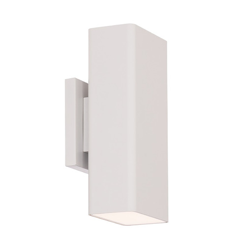 Edgey 10-Inch 3000K LED Outdoor Wall Light in White by WAC Lighting