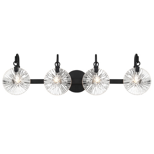 Savoy House Savoy House Lighting Addison Matte Black Bathroom Light 8-3981-4-BK