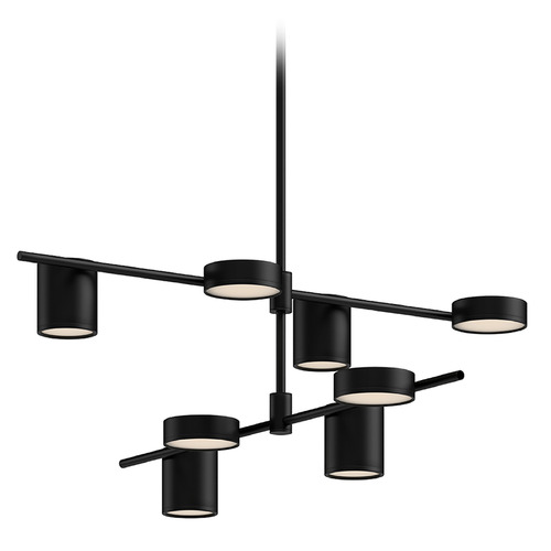 Kuzco Lighting Ryan Pauly Jayden Black LED Chandelier