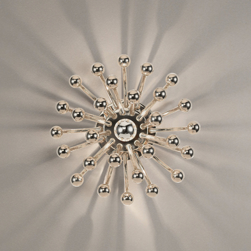 Anemone 13-Inch Wall Sconce in Polished Nickel by Robert Abbey