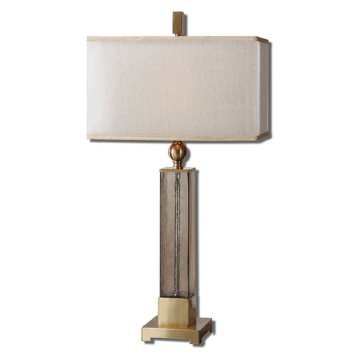 Uttermost Lighting Uttermost Caecilia Amber Glass Table Lamp 26583-1