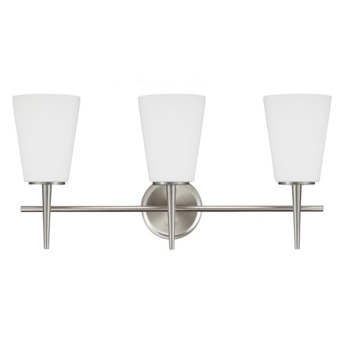 Generation Lighting Driscoll 24.50-Inch Bath Light in Brushed Nickel by Generation Lighting 4440403-962