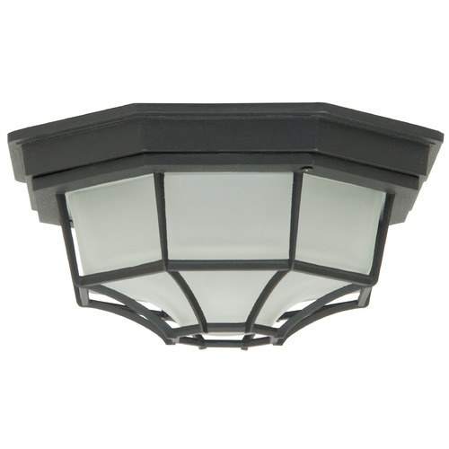 Craftmade Lighting Bulkhead Matte Black Close-to-Ceiling Light by Craftmade Lighting Z390-05