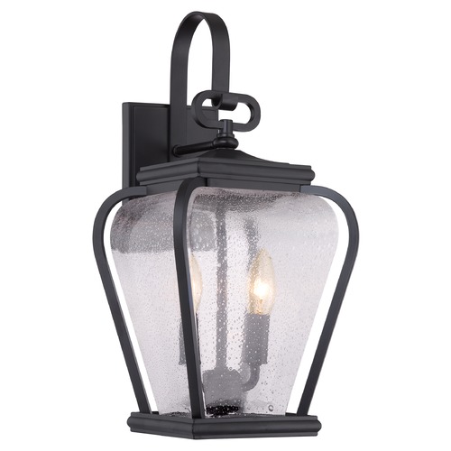 Quoizel Lighting Province Outdoor Wall Light in Black by Quoizel Lighting PRV8408K