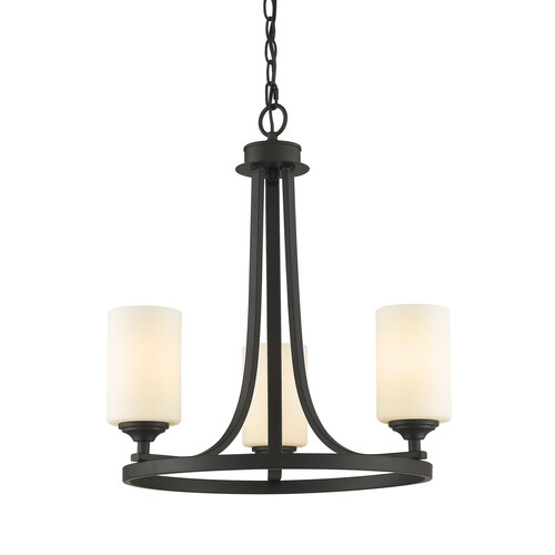 Z-Lite Bordeaux Bronze Mini-Chandelier by Z-Lite 435-3BRZ