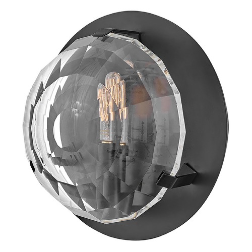 Hinkley Leo Single Light Sconce in Black by Hinkley Lighting 35690BK