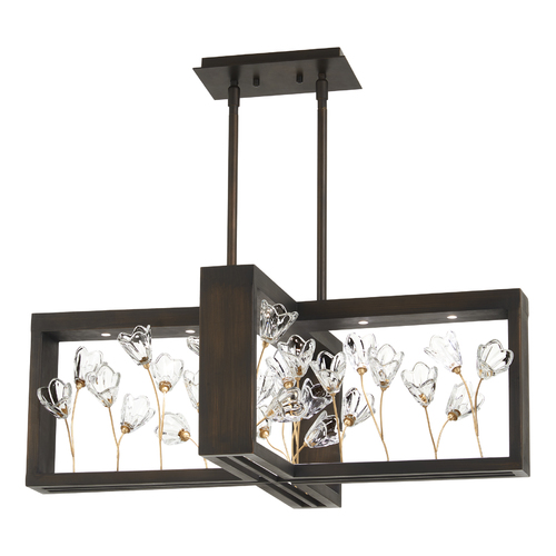 Maison Des Fleurs LED Chandelier in Regal Bronze by Metropolitan
