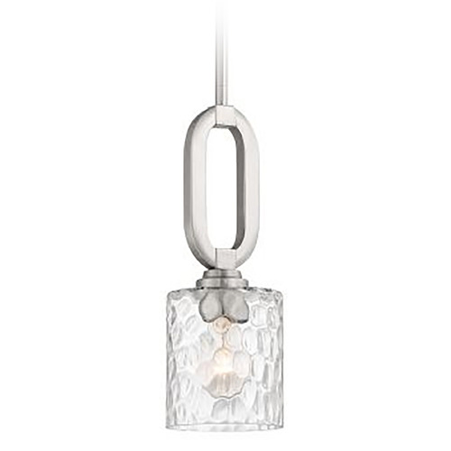 Craftmade Lighting Collins Brushed Polished Nickel Mini Pendant by Craftmade Lighting 54291-BNK