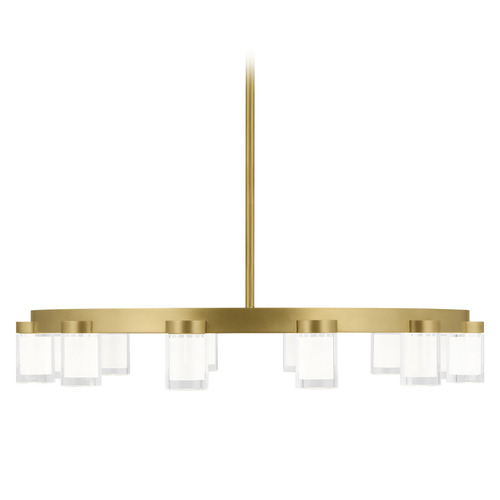 Visual Comfort Modern Collection Kelly Wearstler Esfera 277V 32-Inch LED Chandelier in Brass by Visual Comfort Modern 700ESF32NB-LED927-277