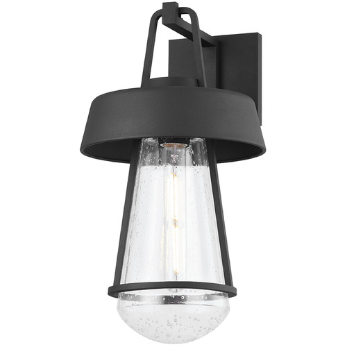 Troy Lighting Brady Textured Black LED Outdoor Wall Light