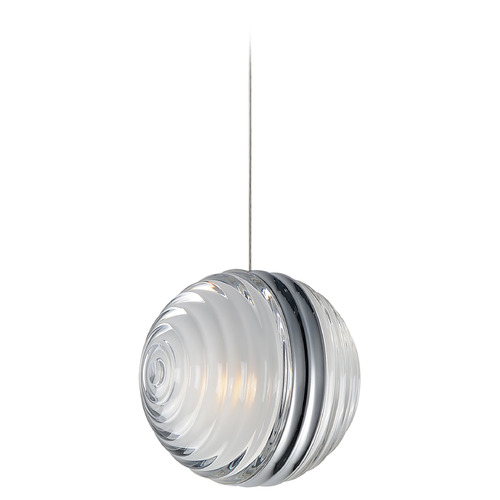 ET2 Lighting Pulse Polished Chrome LED Mini Pendant by ET2 Lighting E24691-75PC