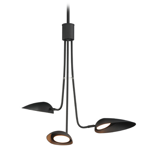 ET2 Lighting Marsh Black LED Pendant by ET2 Lighting E24093-BK