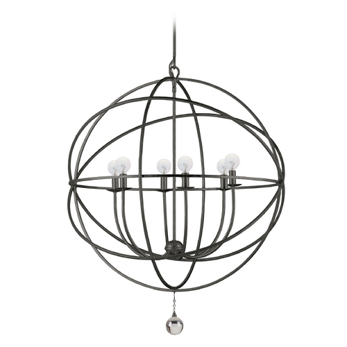 Modern Pendant Light in English Bronze Finish