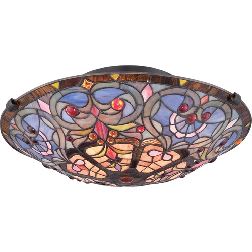 Quoizel Lighting Tiffany Vintage Bronze Flush Mount by Quoizel Lighting TF1805SVB