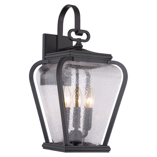 Quoizel Lighting Province Outdoor Wall Light in Black by Quoizel Lighting PRV8409K