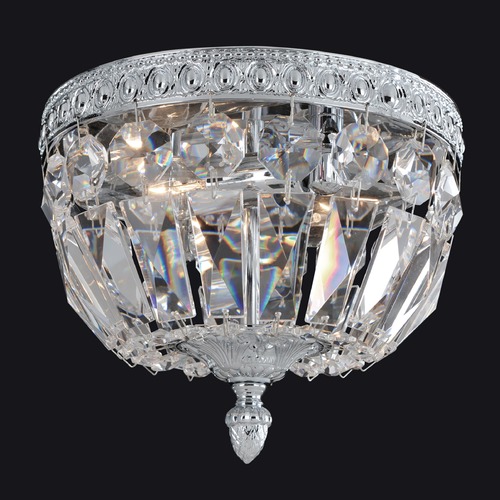 Lemire 2 Light Flush Mount with Chrome