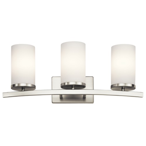 Crosby 23-Inch Brushed Nickel Vanity Light by Kichler Lighting
