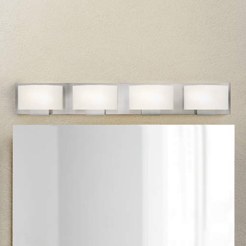 Hinkley Hinkley Mila 4-Light Brushed Nickel LED Bathroom Light 3000K 1700LM 53554BN-LED
