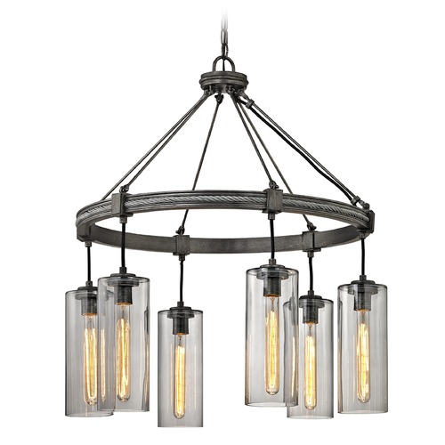 Troy Lighting Union Square Graphite Pendant by Troy Lighting F5916