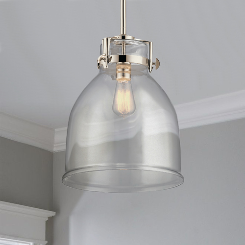 Kichler Lighting Briar 12-Inch Wide Pendant in Polished Nickel by Kichler Lighting 44140PN