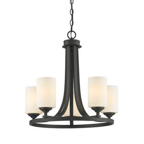 Z-Lite Bordeaux Bronze Chandelier by Z-Lite 435-5BRZ