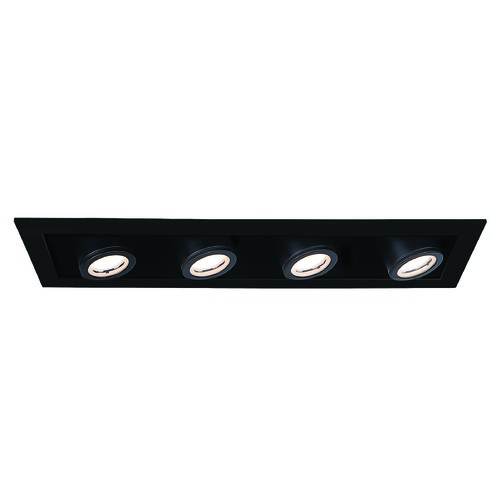 Silo Multiples Black & Black LED Recessed Kit by WAC Lighting
