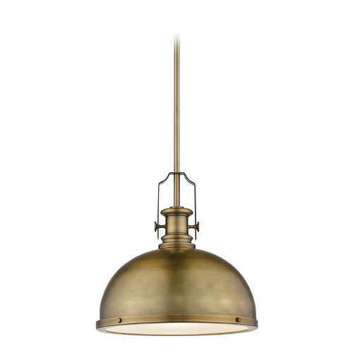 Melange Heritage Brass Pendant by Z-Lite