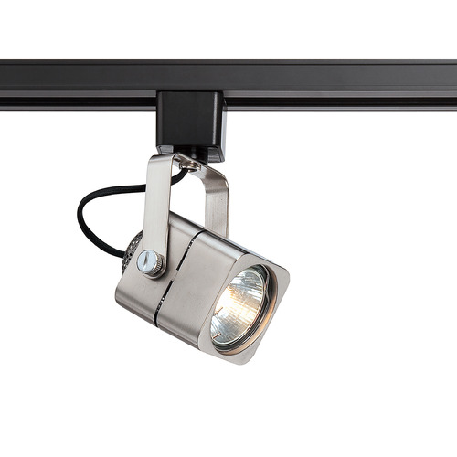 50W GU10 Squared Track Head in Brushed Nickel by Eurofase Lighting