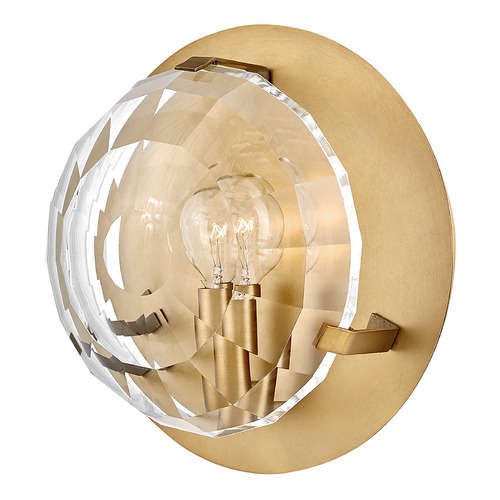 Hinkley Leo Single Light Sconce in Heritage Brass by Hinkley Lighting 35690HB