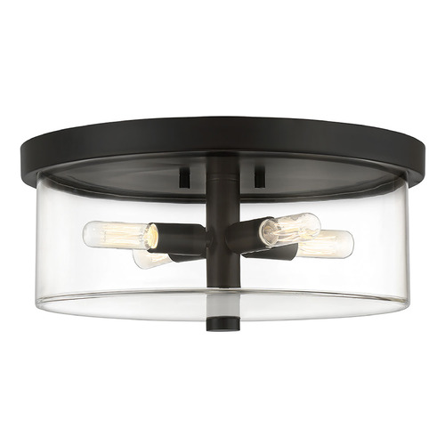 Hailie Flat Black Flush Mount by Craftmade Lighting