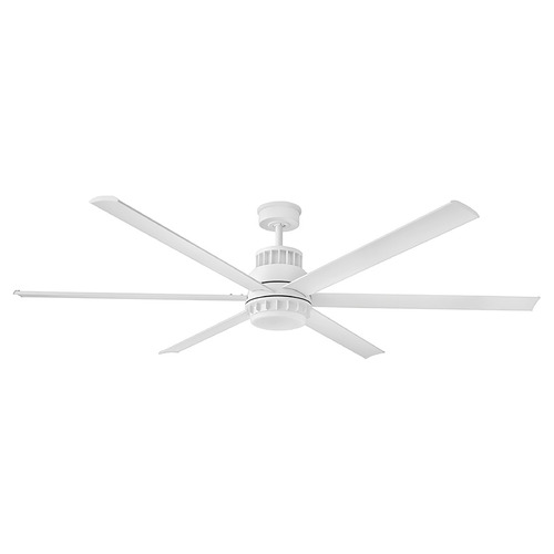 Hinkley Hinkley Draftsman Matte White LED Ceiling Fan with Light 905372FMW-LWD