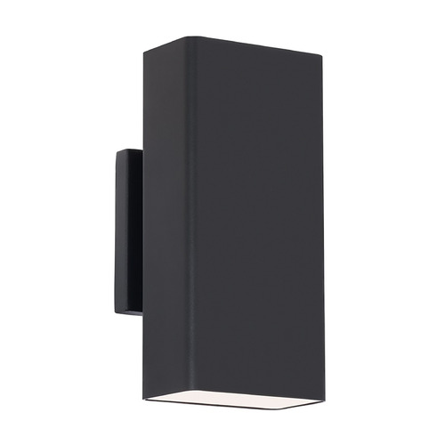 Edgey 10-Inch 3500K LED Outdoor Wall Light in Black by WAC Lighting