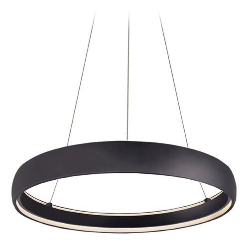 Kuzco Lighting Halo Black LED Pendant Light