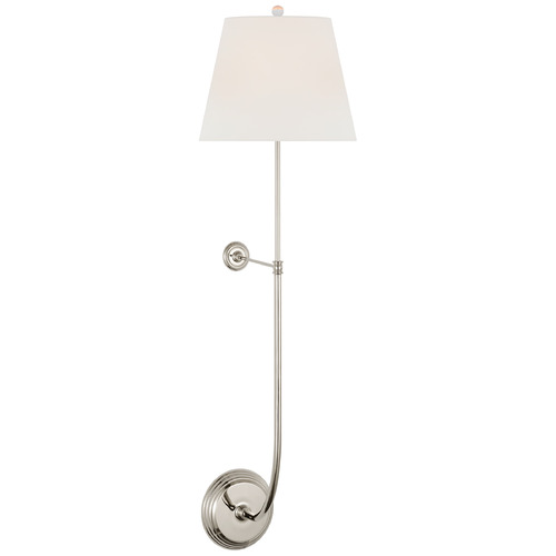 Studio Polished Nickel Large Flush Mount Light