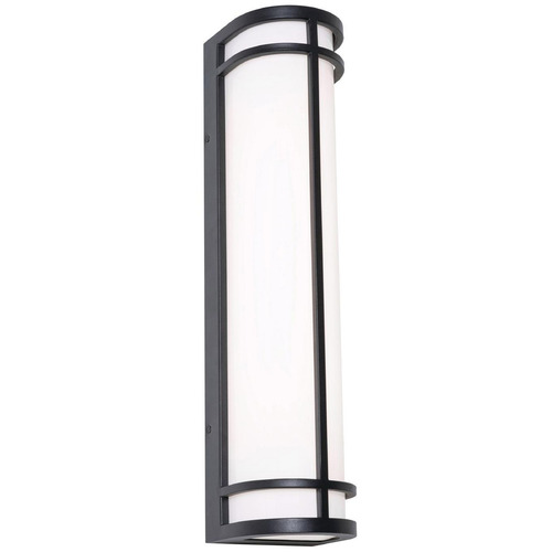 Afx Lighting Crain Black LED Outdoor Wall Light