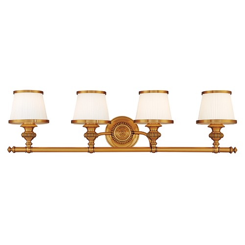 Hudson Valley Lighting Milton 4-Light Bath Light in Flemish Brass by Hudson Valley Lighting 2004-FB